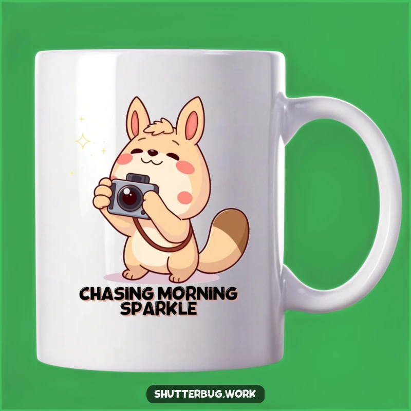 Funny Animal Enthusiast Photographer Mug - Twinkling Light Hunter Gift