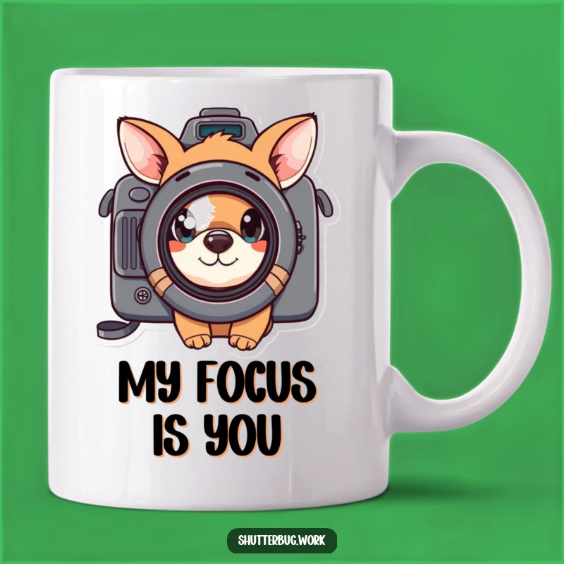 Funny Curious Animal Photographer Mug - Perfect Gift for Peeking Lens Lovers