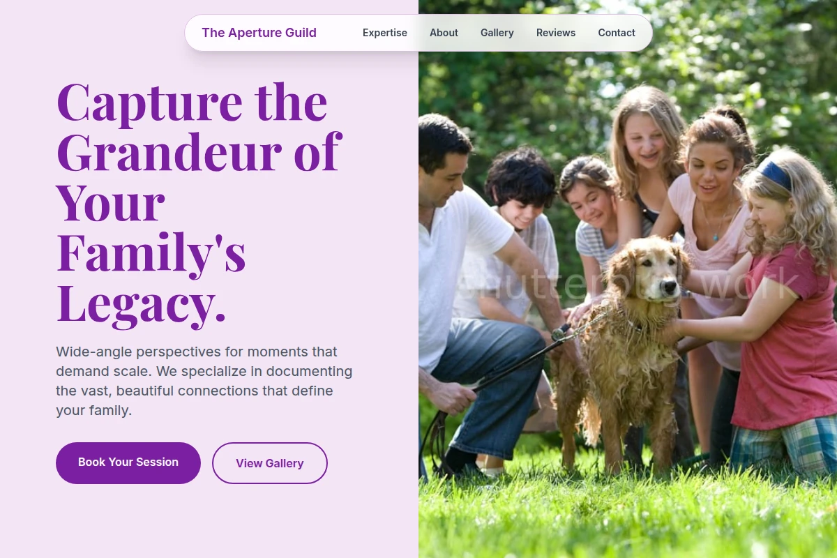 Wide-angle Family Photography