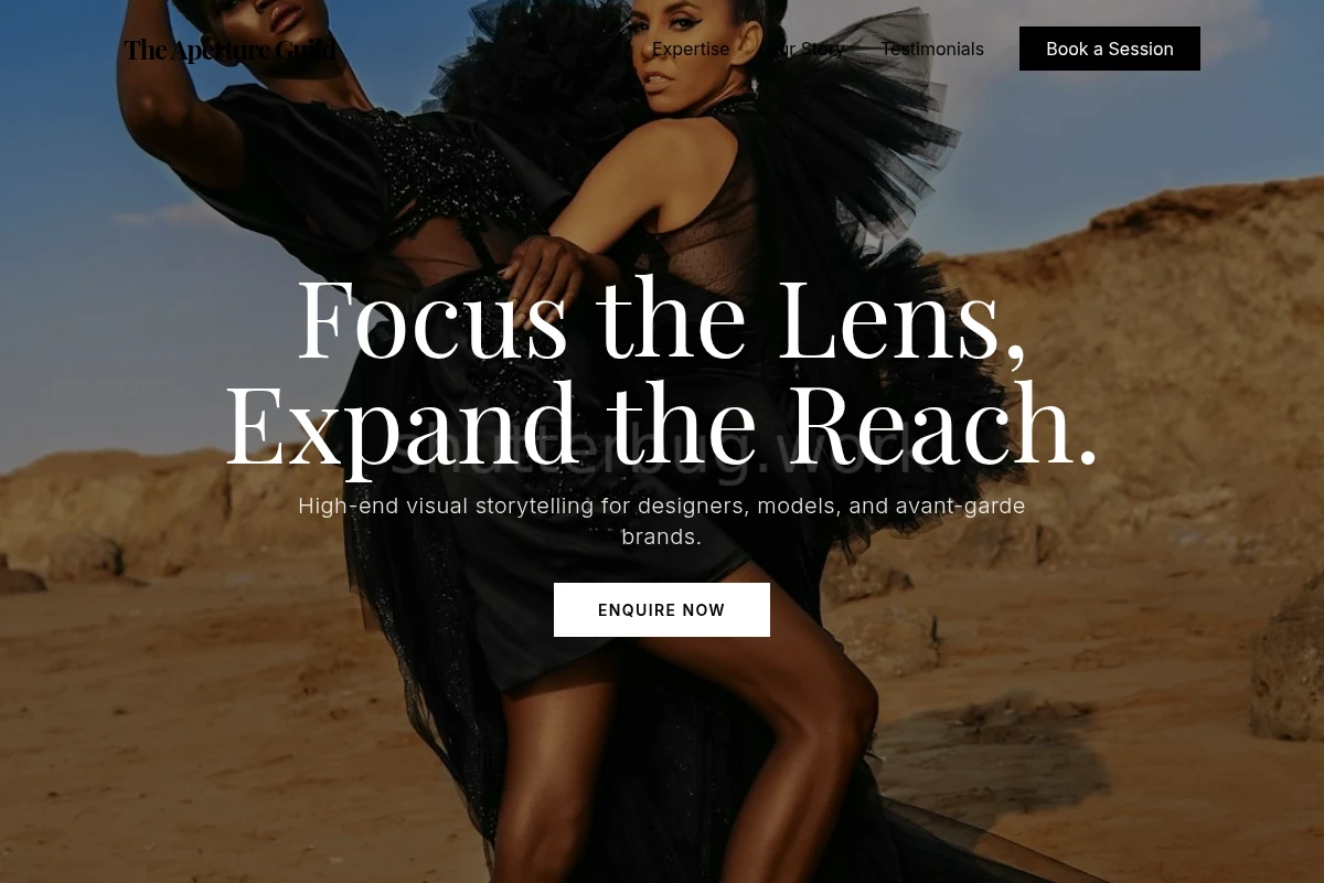 Backdrop Fashion Photography