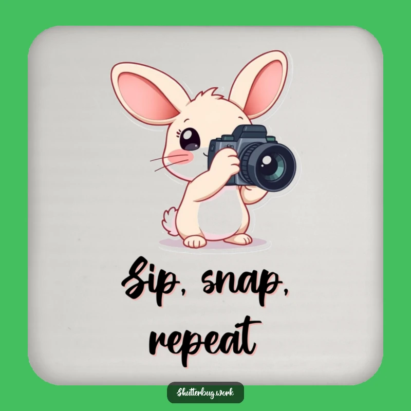 Funny Big Ears Rabbit Coasters: Protect Surfaces with Cute Charm