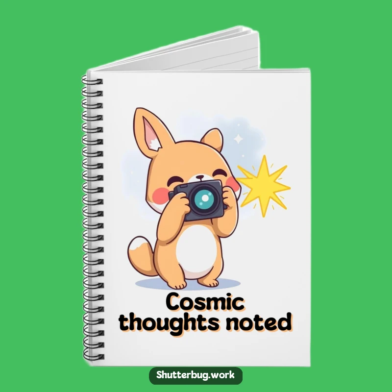 Funny Animal Stargazer Notebook - Cosmic Photographer's Journal