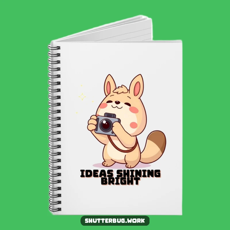 Funny Animal Photographer Notebook - Twinkling Light Hunter's Journal